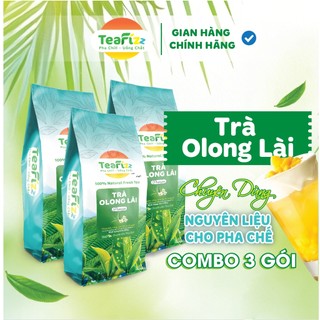  Combo 3 Gói Trà Olong Lài Cao Cấp TeaFizz 1500g - Pha Trà Sữa Cốm Olong Nhài Sữa Phê La Trà Trái Cây 