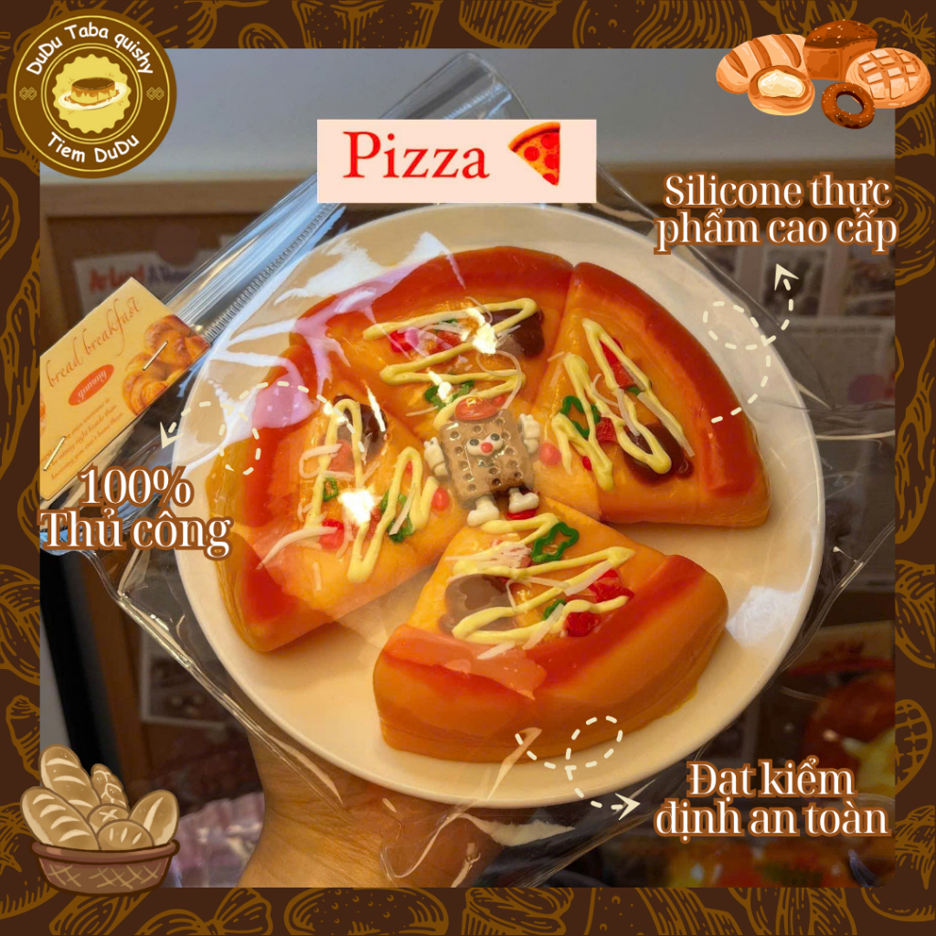 [TABA SQUISHY ĐỒ CHIÊN] Đồ chơi giảm stress Taba Squishy siêu mềm được làm từ silicon thực phẩm an t