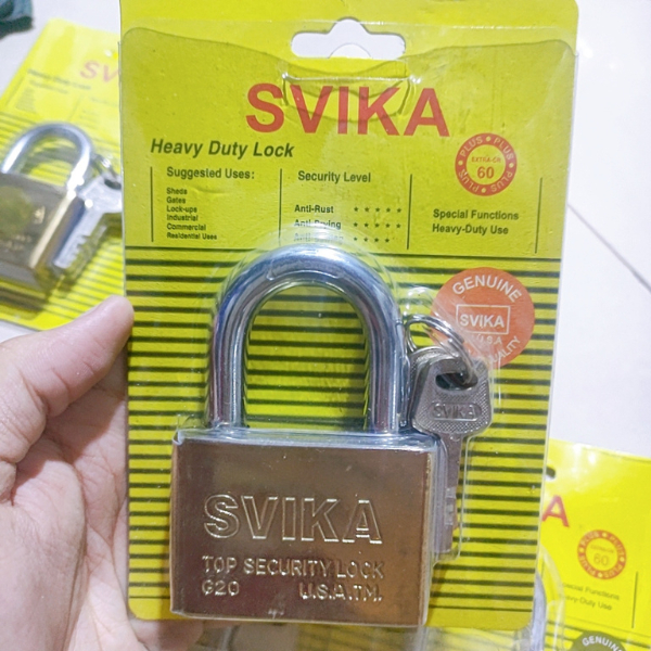 Ổ khoá SVIKA 60mm 12S - 6F