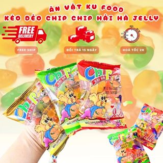 [DÂY 10 GÓI] Kẹo Dẻo Chip Hải Hà Jelly Hương Trái Cây, Kẹo Dẻo Vị Hoa Qủa