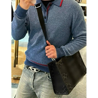 Túi tote nam Smith chất da phối denim cực chất