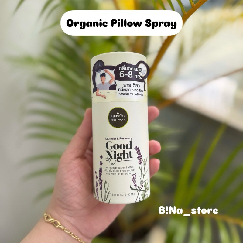 ORGANIC PILLOW SPRAY - XỊT GỐI THƠM ORGANIC HÀNG CHUẨN THÁI 100ml