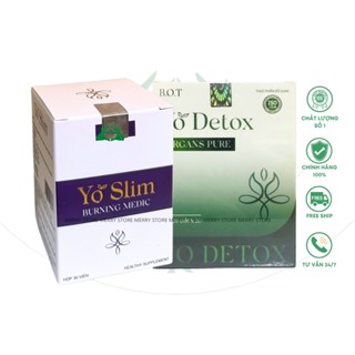  Giảm Cân Yo Slim Yo Detox Thanh Lọc Chính Hãng - Giúp Giảm Cân An Toàn 2-3 Kg Sau 15 Ngày Sử Dụng 