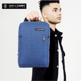 Ba lô laptop thời trang nam nữ unisex Simplecarry B2B05 ngăn laptop 14 inch vải chống nước bền bỉ bảo hành đến 10 năm