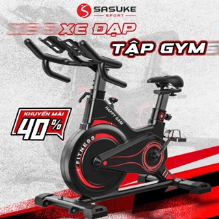  Xe đạp tập thể dục tại nhà DS-609 SAKUKE SPORT  bánh đà kháng từ kèm đồng hồ đo nhịp tim hỗ trợ sức khỏe 
