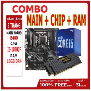 COMBO MAIN B460 I5 10400F RAM 16GB DDR4