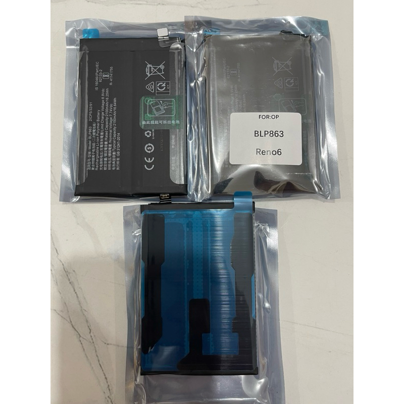 pin reno 6(5g) zin new hàng cao cấp(blp863)