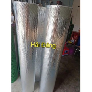 (Khổ 1,5m x dài 40m x dày 4mm) Tấm cách nhiệt chống nóng 2 mặt bạc ,cách nhiệt chống nóng mái tôn