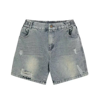 (Có Bigsize) Quần Short Jean Nam Màu WASH Xanh Đen Retro, Quần Đùi Bò Short Nam Ống Rộng Form Ngắn Trên Gối E Core Store
