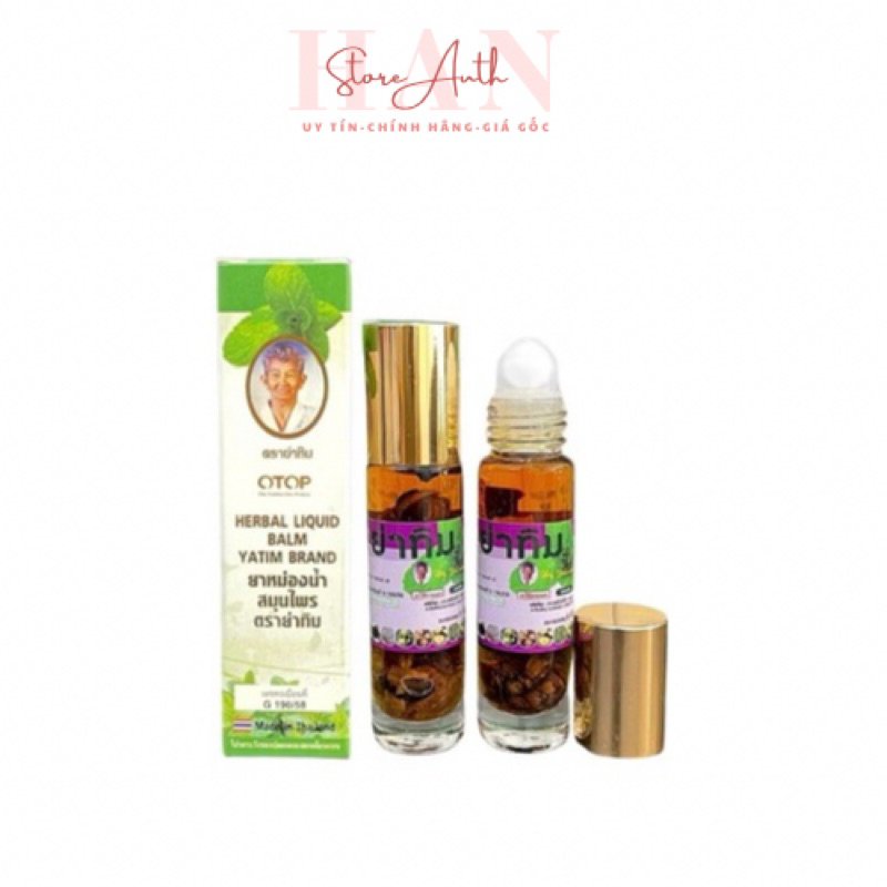 [Chính Hãng Giá Gốc] Dầu lăn 16 vị thảo mộc otop Thái Lan, dầu gió Thái Lan dạng lăn 16 vị thảo dược