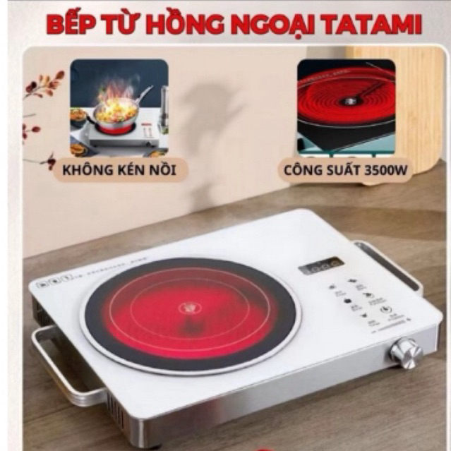 Bếp Hồng Ngoại Cao Cấp (PREMIUM) TATAMI Cảm Ứng Đa Chức Năng Công Suất 3500W Bếp Gốm
