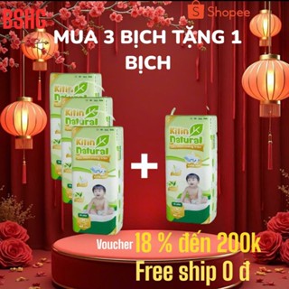  3T1 Tã quần   Tã dán KITIN NATURAL   COMBO 3 BỊCH TẶNG 1 BỊCH  đủ size NB   S   M  L   XL   XXL   3XL   4XL  3 T 1  