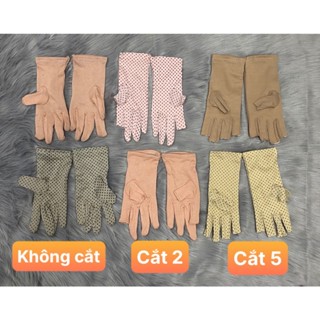 [HCM] Combo 5 đôi găng tay, bao tay LOẠI 1 họa tiết và chấm bi lựa chọn , co giãn, vải cotton thoáng mát