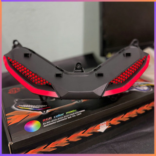  ĐÈN DEMI LED RGB Mẫu Tổ Ong Hiện Đại Gắn Cho Yamaha R3 Y15ZR Exciter 150 MX King 150 Sniper 150 