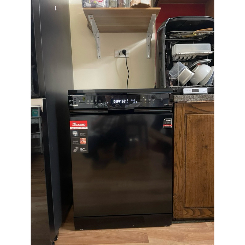 Máy rửa bát Texgio TGF8817B (17 bộ) - Diệt khuẩn UV, Tự Động Hé Cửa, Sấy khí nóng PTC, Chọn Giàn, Bảo Quản Khí Tươi 72h