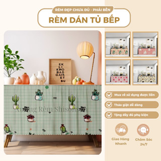  Rèm Dán Bếp Rèm Che Kệ Tủ Bếp Trang Trí Chống Bụi Chống Côn Trùng Nhiều Họa Tiết Xinh Xắn Dễ Thương 