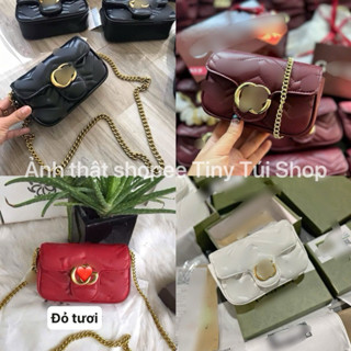   Full-Box  Túi G tim hot trend sz 18 da mền trần trám siêu đẹp đeo chéo đeo vai cực xinh 