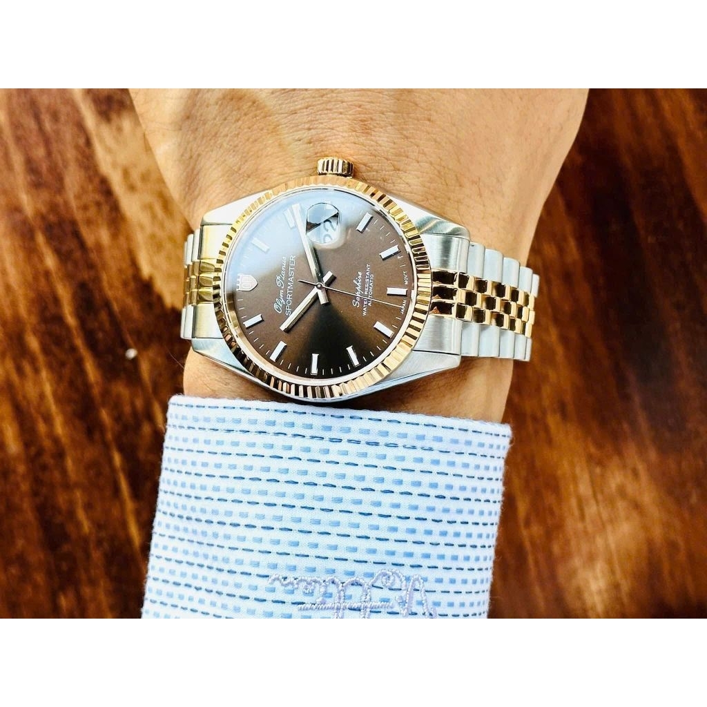 [Chính Hãng 100%] Đồng Hồ Nam Olym Pianus OP89322 (89322) Máy Cơ (Automatic) Kính Sapphiare Siz 40 D