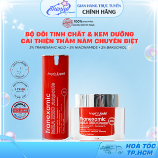 Bộ Sản Phẩm Serum & Kem Dưỡng Cải Thiện Thâm Nám Chuyên Biệt Angel's Liquid Tranexamic Acid Mela Zero -
(Đỏ)