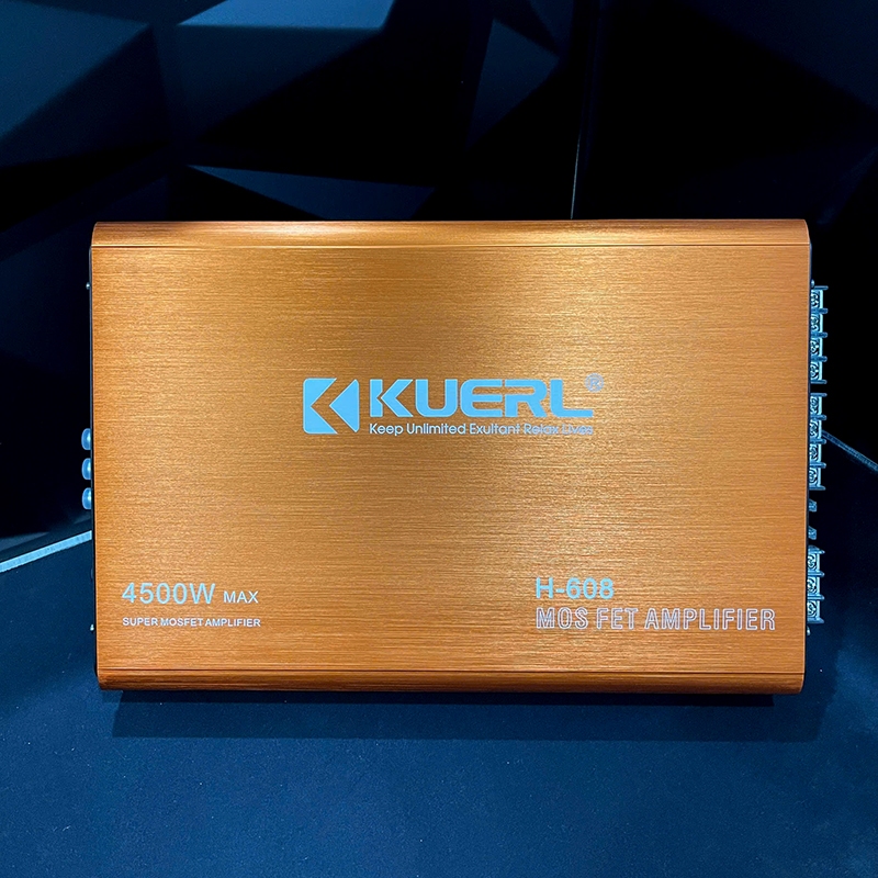 [HN] Bộ Khuếch Đại Âm Thanh Ô Tô 4 Kênh Kuerl 4500W H-608