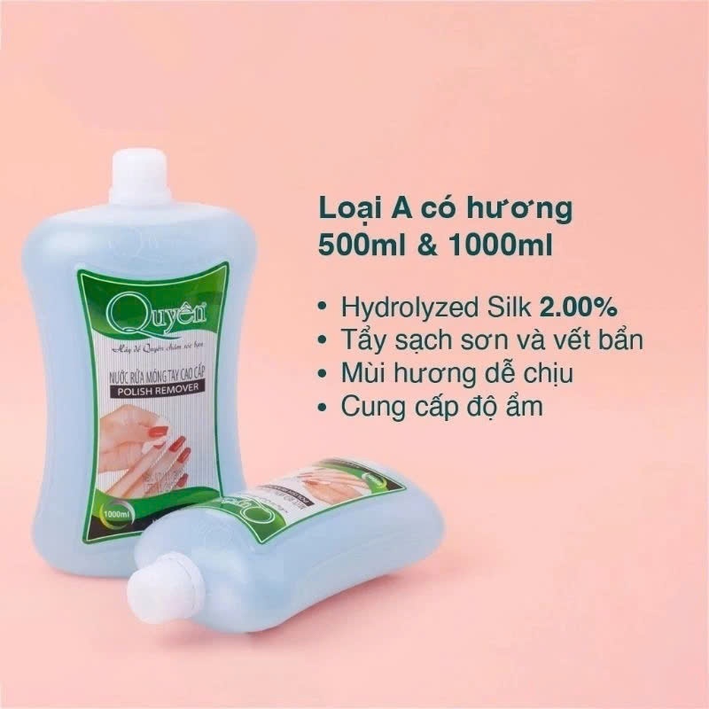 Axiton nước rửa móng,nước ủ phá sơn gel Acetone 1000ml