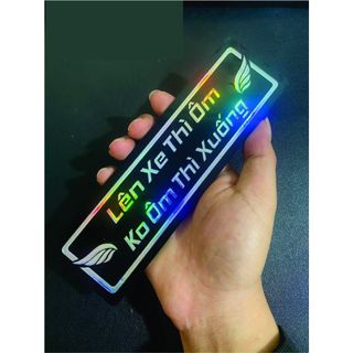 bảng tên 7 màu phản quang