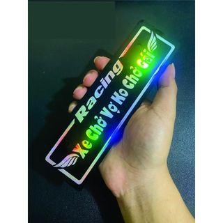 bảng tên 7 màu phản quang