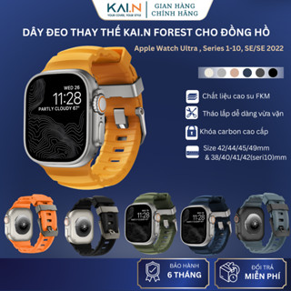 Dây Đồng Hồ Cho Tất Cả Các Loại Apple Watch, Kai.N Forest Thể Thao, Siêu Bền Chắc, Thoáng Khí