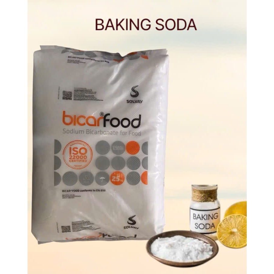 Baking soda Bột Baking soda NaHCO3 1kg Xuất xứ Ý Thái Lan.TA tùy lô