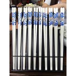 Đũa Sứ thờ màu xanh lam (10 đôi)