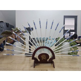 Đũa Sứ thờ màu xanh lam (10 đôi)