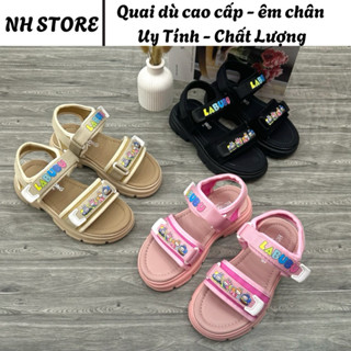 Mẫu Mới Dép LABUBU Hottren Giày Sandal Cho Bé Gái Có Size 30->39 Mang Đi Chơi, Đi Học, Được Lót Đệm Mang Êm Chân,k