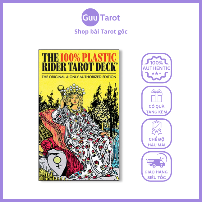 Bộ Bài The 100% Plastic Rider Waite Tarot (Guu Tarot Shop)