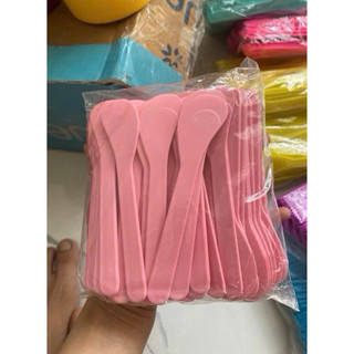 Combo 50-100 muỗng múc kem/ xẻng mini múc bột [Màu hồng]