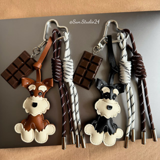 Móc Treo Túi Xách Chó 10cm dễ thương, Charm đeo túi xách chó xù, móc treo túi xách cute