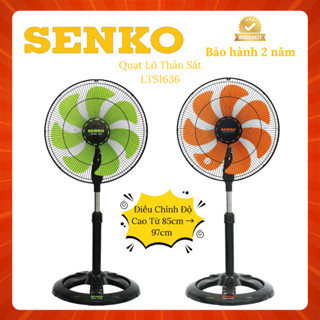 [Hỏa Tốc] Quạt Lửng Thân Sắt 7 Cánh Senko LTS1636 - 65W - Hàng Chính Hãng - Bảo Hành 2 Năm