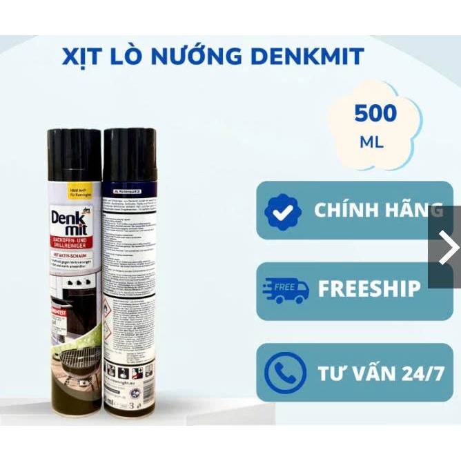 XỊT VỆ SINH LÒ NƯỚNG LÒ VI SONG NỒI CHIÊN KHÔNG DẦU DENKMIT DOMOL,XỊT VỆ SINH BẾP ĐA NĂNG DENKMIT