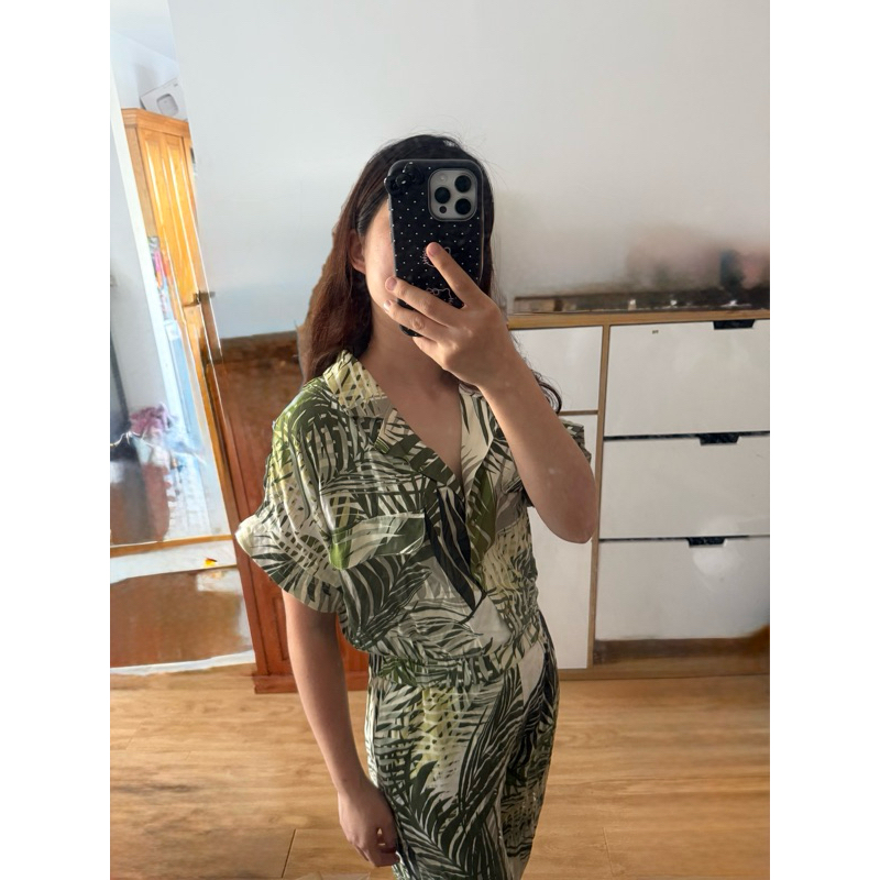 [XẢ LỖ]Jumsuit hoạ tiết ZARA AUTHENTIC