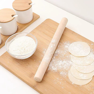 Cán bột Gỗ Trơn 28cm