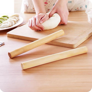Cán bột Gỗ Trơn 28cm