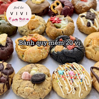 [Nhà Làm] Hộp 5 Bánh Quy Mềm Siêu Hạt, Nutty Chocolate Chip Cookies, Soft Cookies, New York Style Cookies