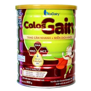 [Quét mã tích Xu] Sữa Colosgain Colos Gain 0+/1+ 800g [Date 2028]