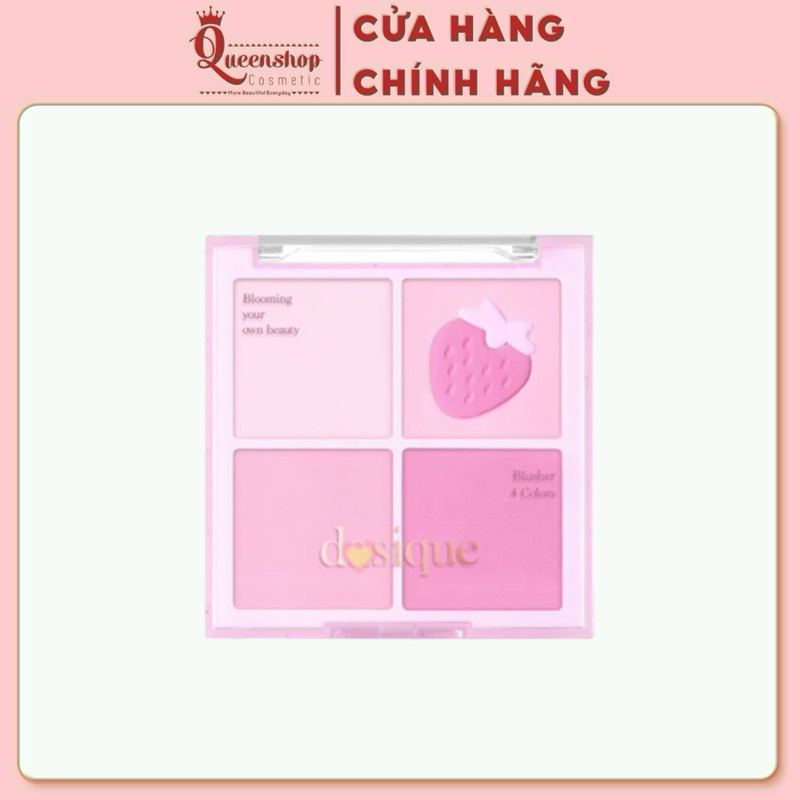 Phấn Má Hồng 4 Ô Dasique Màu 06 Berry Smoothie Dasique Blending Mood Cheek
