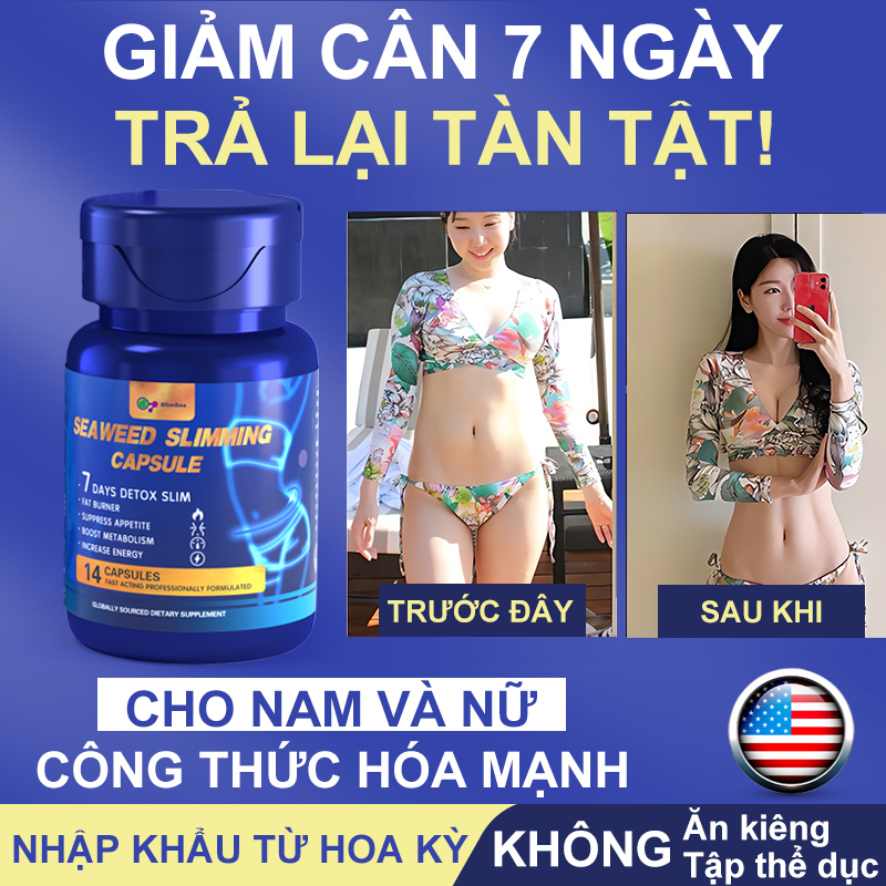 7 ngày giảm cân （1-16kg）- giảm cân mạnh - giảm cân cấp tốc - giảm mỡ bụng