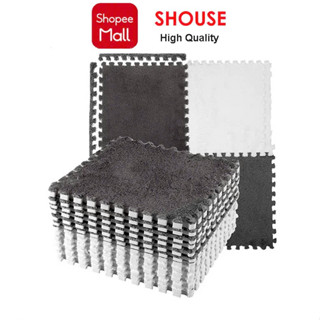 Thảm Xốp Ghép Mặt Lông Nỉ Shouse 30x30cm
