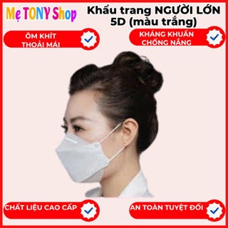   Ôm Khít-Thoải Mái  Khẩu Trang Y Tế 5D Thảo Nguyên Xanh,Bảo Anh...  Xuất Hàn  