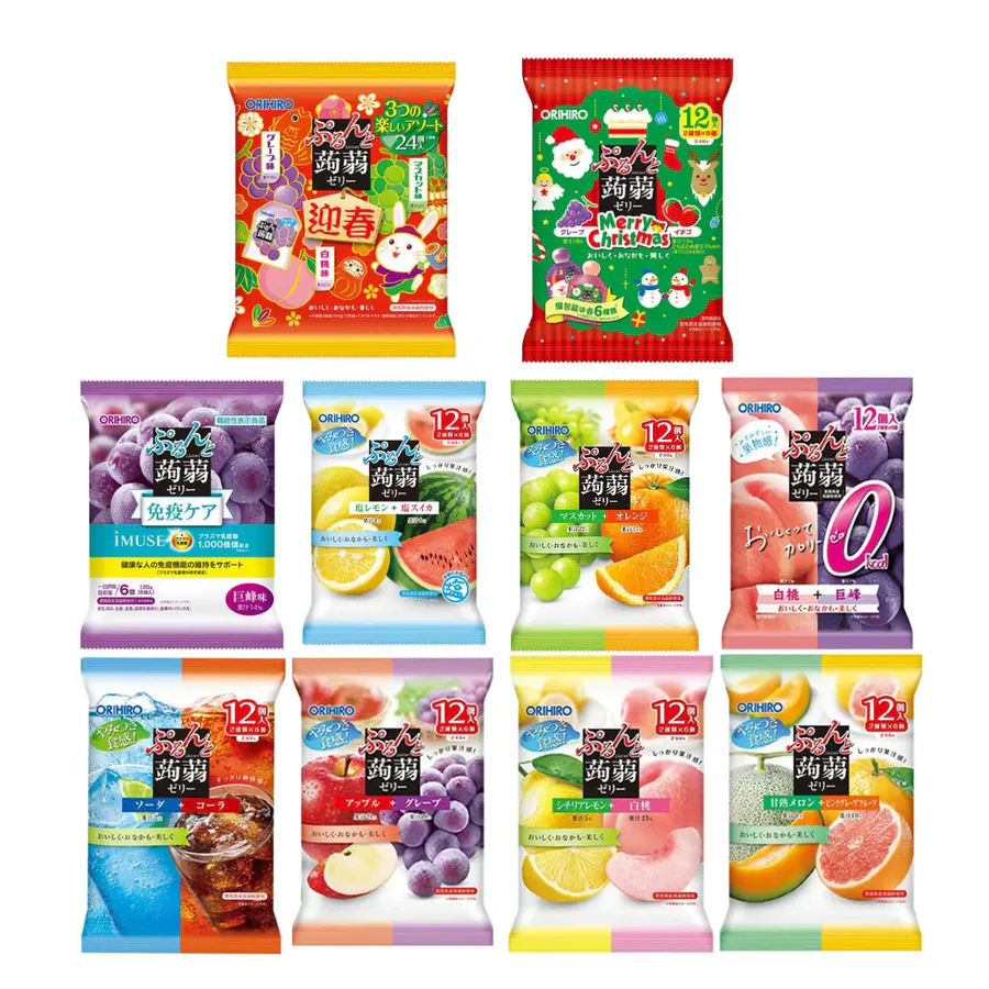 Thạch orihiro mix vị Nhật Bản