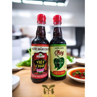Combo thùng nước mắm chay Việt Chay lá bồ đề 500ml chuyên dùng cho ăn chay