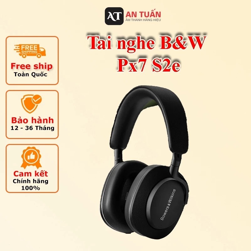 Tai nghe Bowers & Wilkins PX7 S2e ( Hàng Chính Hãng Bảo Hành 24 Tháng Lỗi Đổi Mới 15 Ngày Đầu)