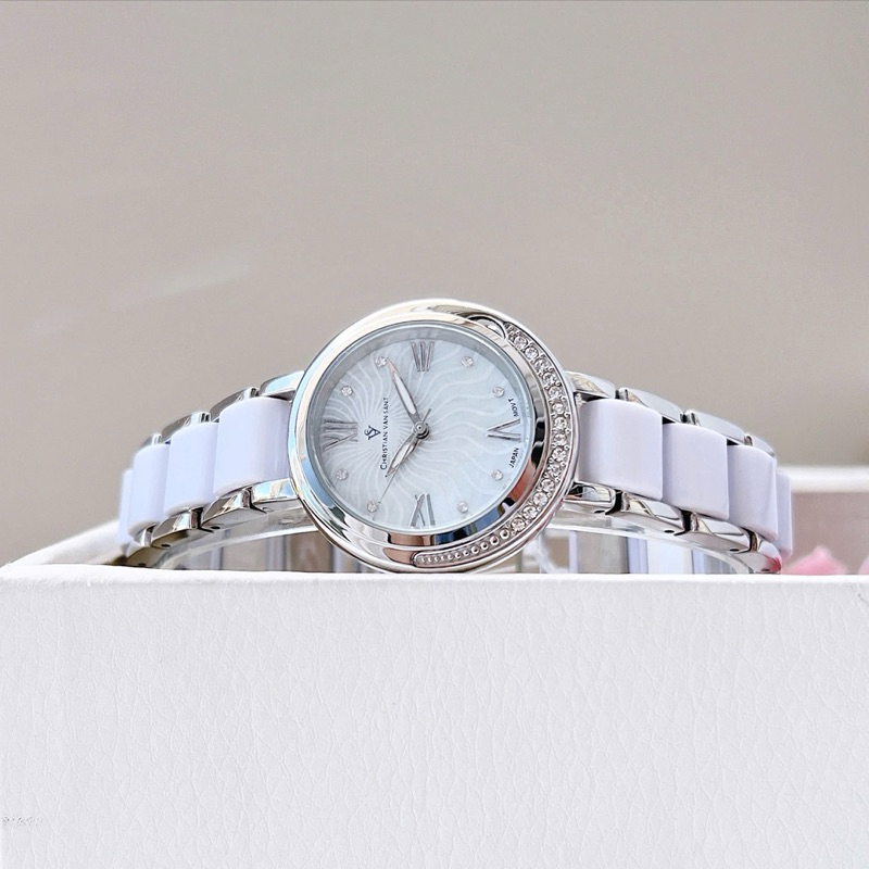 [Chính Hãng 100%]Đồng Hồ Nữ  Christian Van Sant CV7610 (7610) Mặt Tròn Siz 32 Máy Quartz (Pin) Fullb